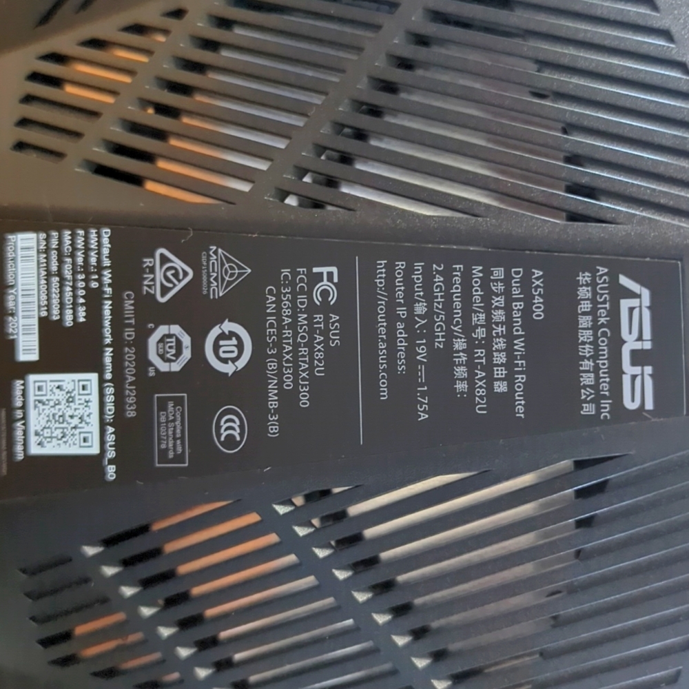AX5400 DUAL BAND WI-FI ROUTER
